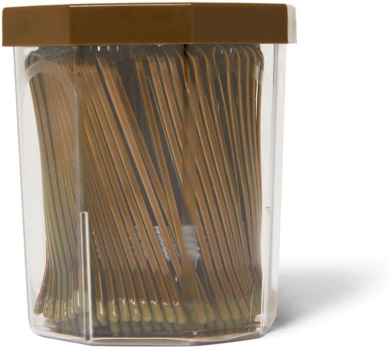 MetaGrip Bronze Premium Roller Pins - 70 Count Durable Hair Styling Pins - Image 2